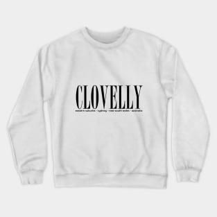 Clovelly Beach address Crewneck Sweatshirt